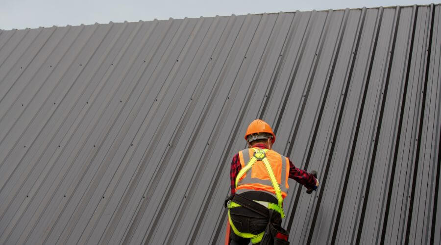 Professional metal roof installation services in Chetopa, KS